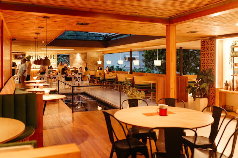 Cafe Rio restaurant interior — franchise opportunity